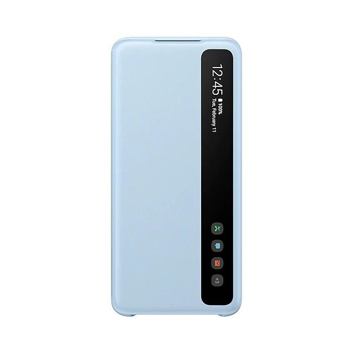 Samsung S20 Clear View Cover - Blue