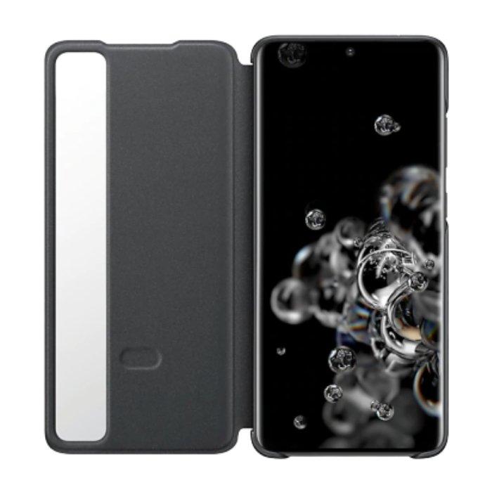 Samsung Galaxy S20 Ultra Smart Clear View Cover - Black