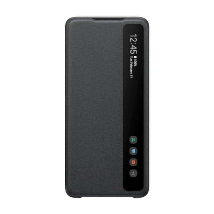 Samsung Galaxy S20 Ultra Smart Clear View Cover - Black