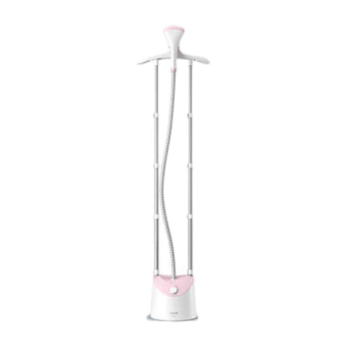 Buy Philips easy touch vertical steamer, 1800w, 1. 4 liters, gc485/46 - white / pink in Saudi Arabia
