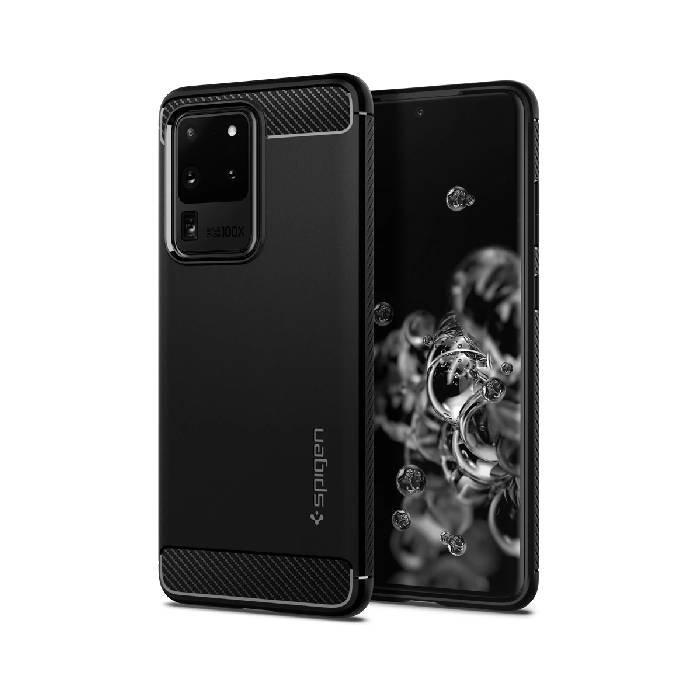 Spigen Ultra Rugged Armor Galaxy S20 Case – Matte Black