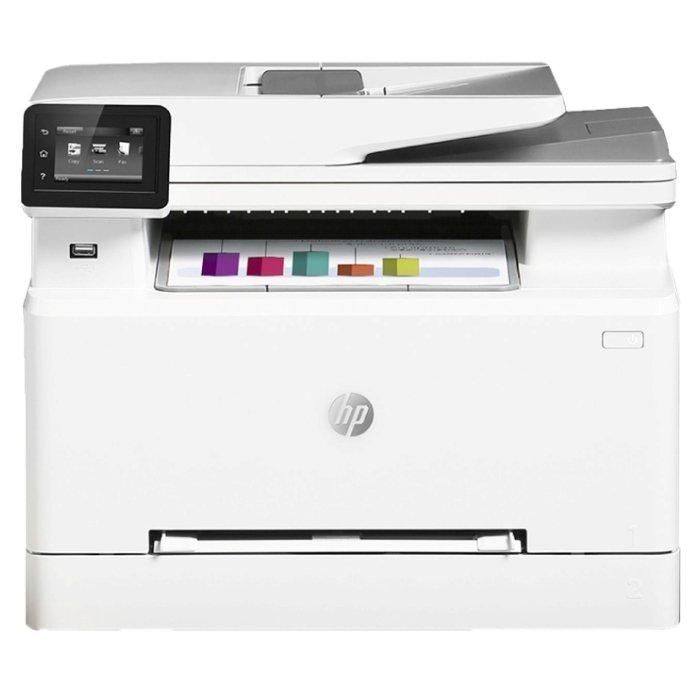 Buy Hp color laser jet pro 4-in-1 printer, mfp-m283fdw - white in Saudi Arabia