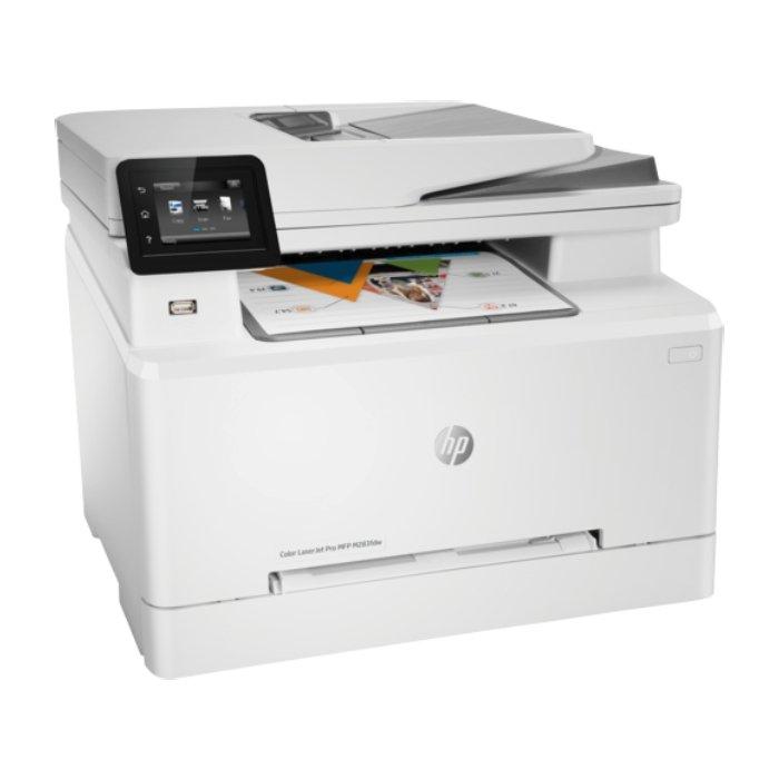 طابعة ليزر جيت برو ملونة 4 في 1 من إتش بي، MFP-M283FDW - أبيض
