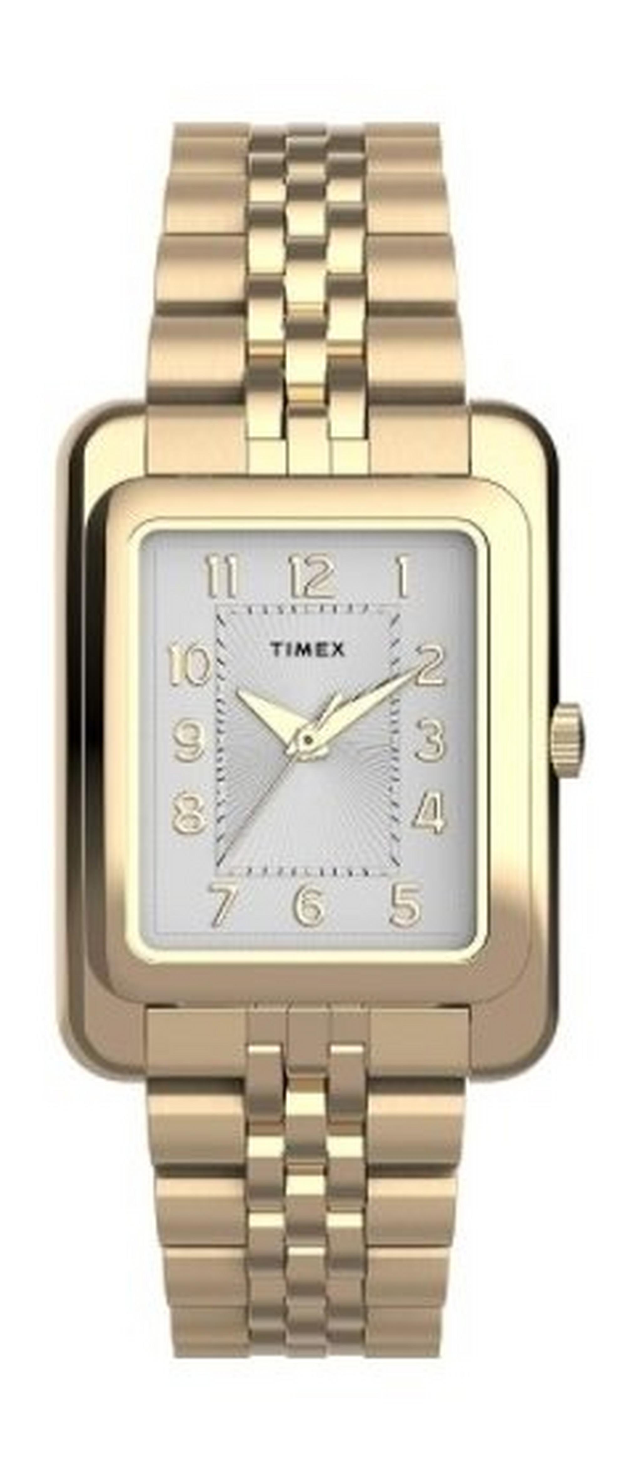 Timex 25mm Casual Ladies Analog Metal Watch - (TW2U14300) - Gold