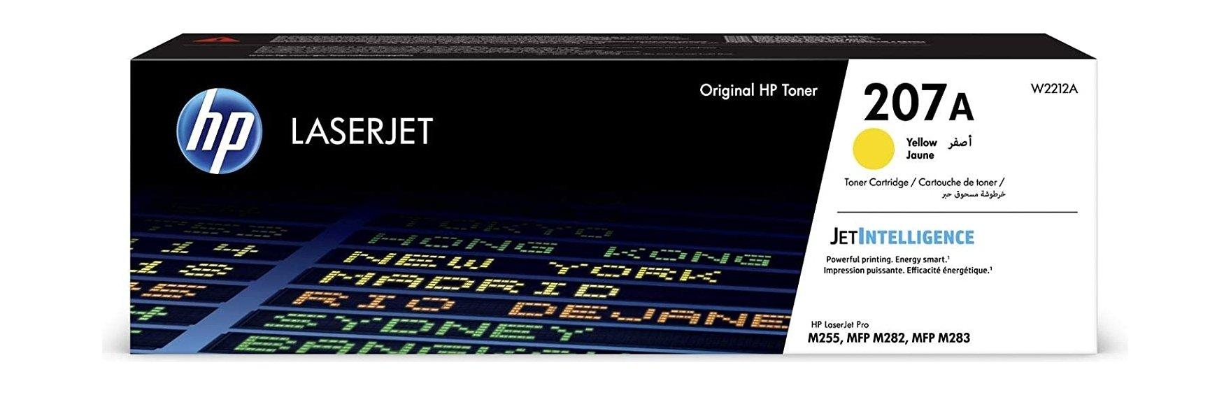 HP W2212A 207A Original LaserJet Toner Cartridge - Yellow