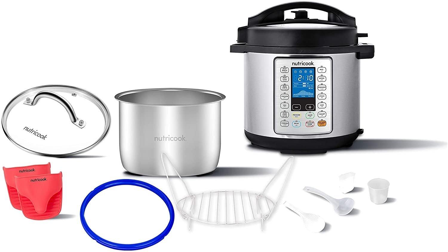 وعاء الطبخ الذكي  نوتريكوك PR بسعة 6 لتر وقوة 1000 واط - (NC-SPPR6)