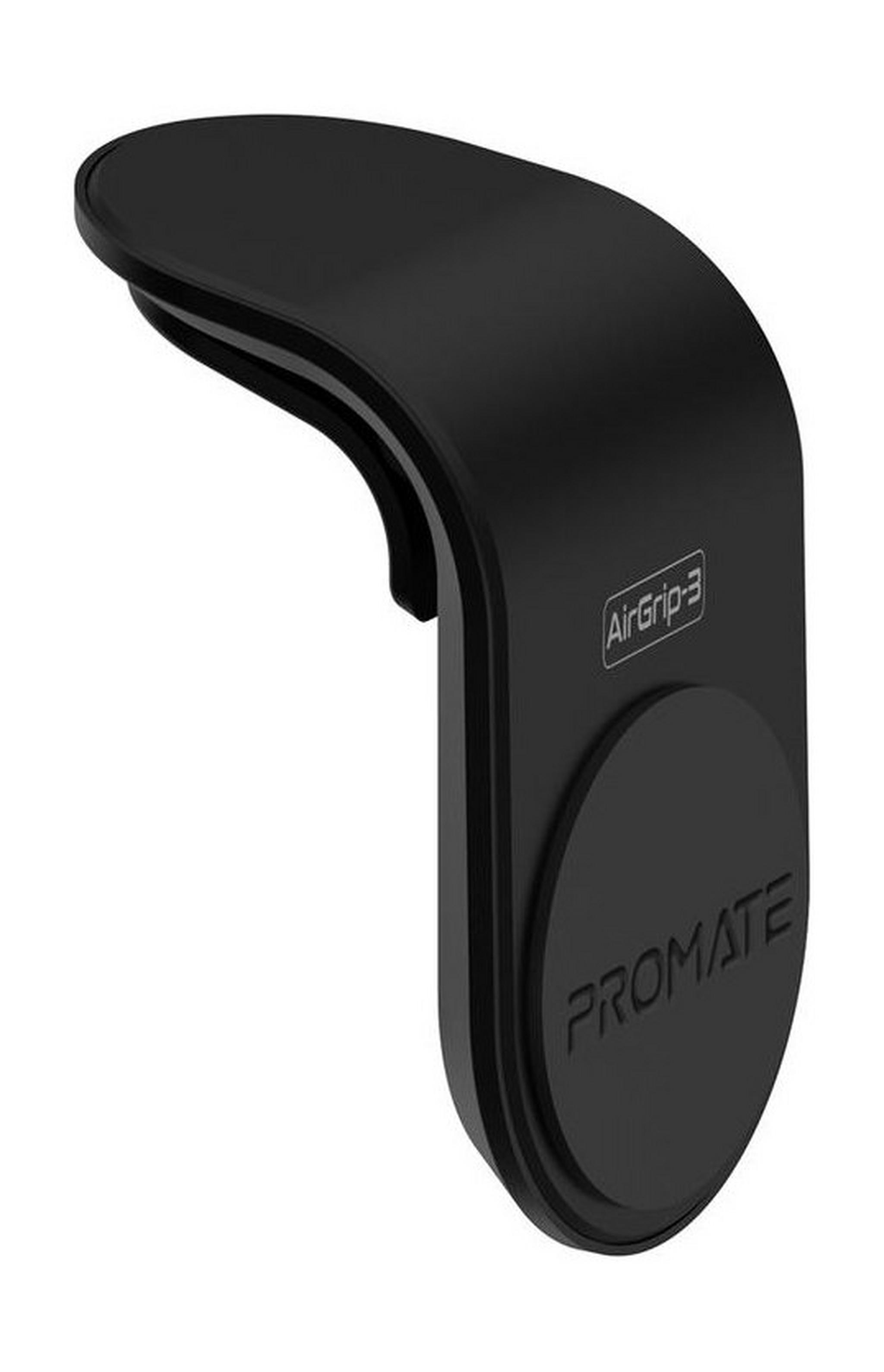 Promate AirGrip-3 360 Degree Air Vent Magnetic Holder - Black