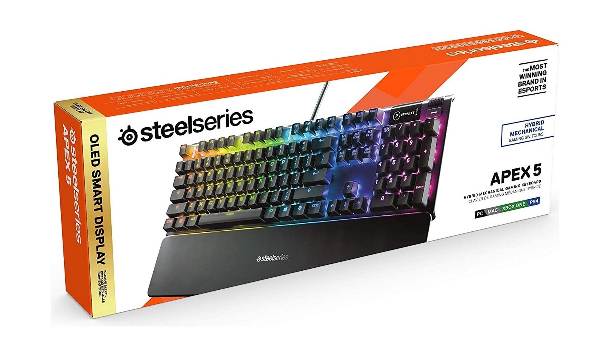 SteelSeries Apex 5 RGB Gaming Keyboard