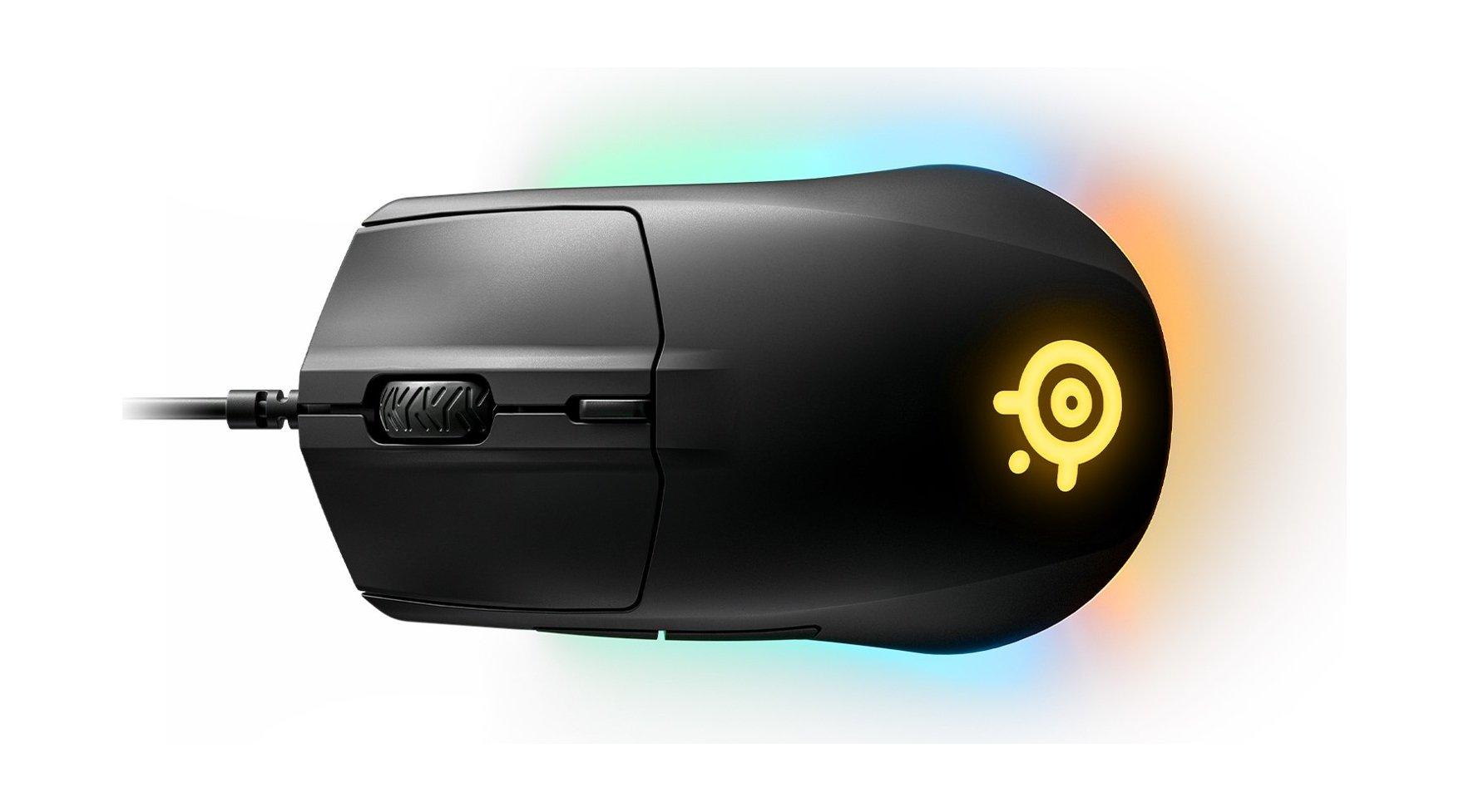 ماوس سلكية للألعاب ريفال 3 من ستيل سيريز - أسود