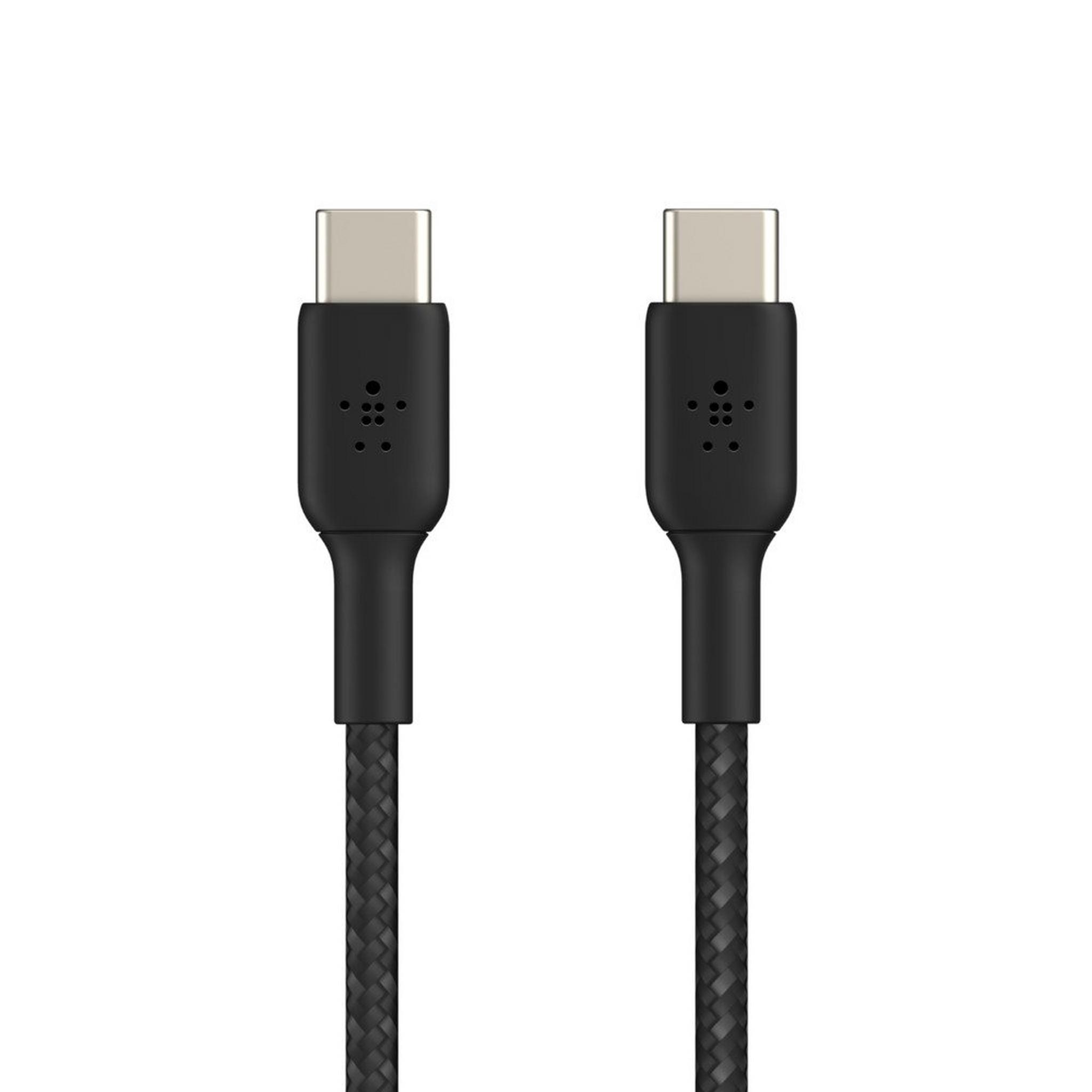 Belkin Boost Charge Braided USB-C to USB-C Cable - 1M - Black
