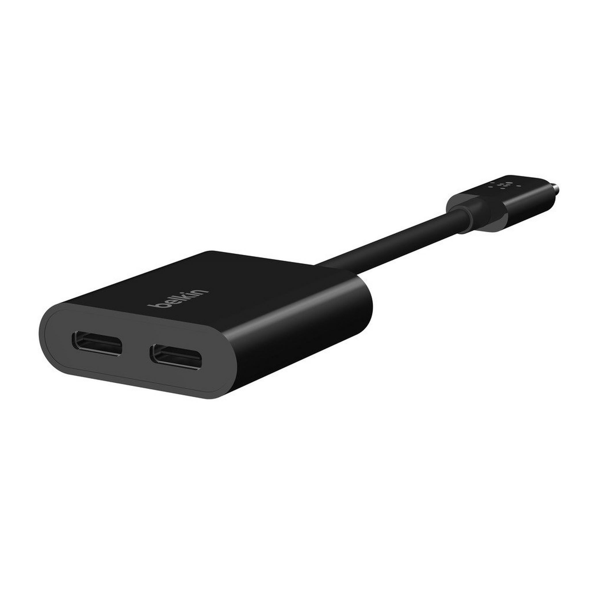 Belkin Connect USB-C Audio + USB-C Fast Charge Adapter Up To 60W
