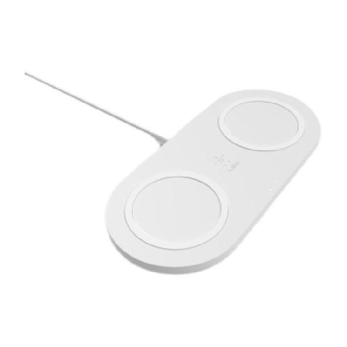 Belkin BOOST CHARGE 2x10W Dual Fast Wireless Charging Pads - White