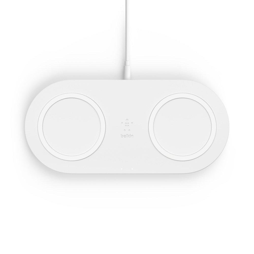 Belkin BOOST CHARGE 2x10W Dual Fast Wireless Charging Pads - White