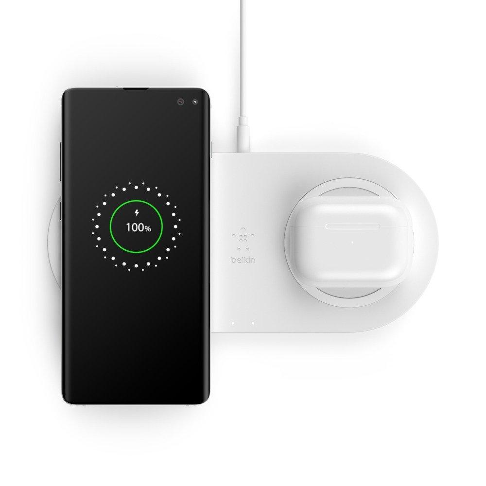 Belkin BOOST CHARGE 2x10W Dual Fast Wireless Charging Pads - White
