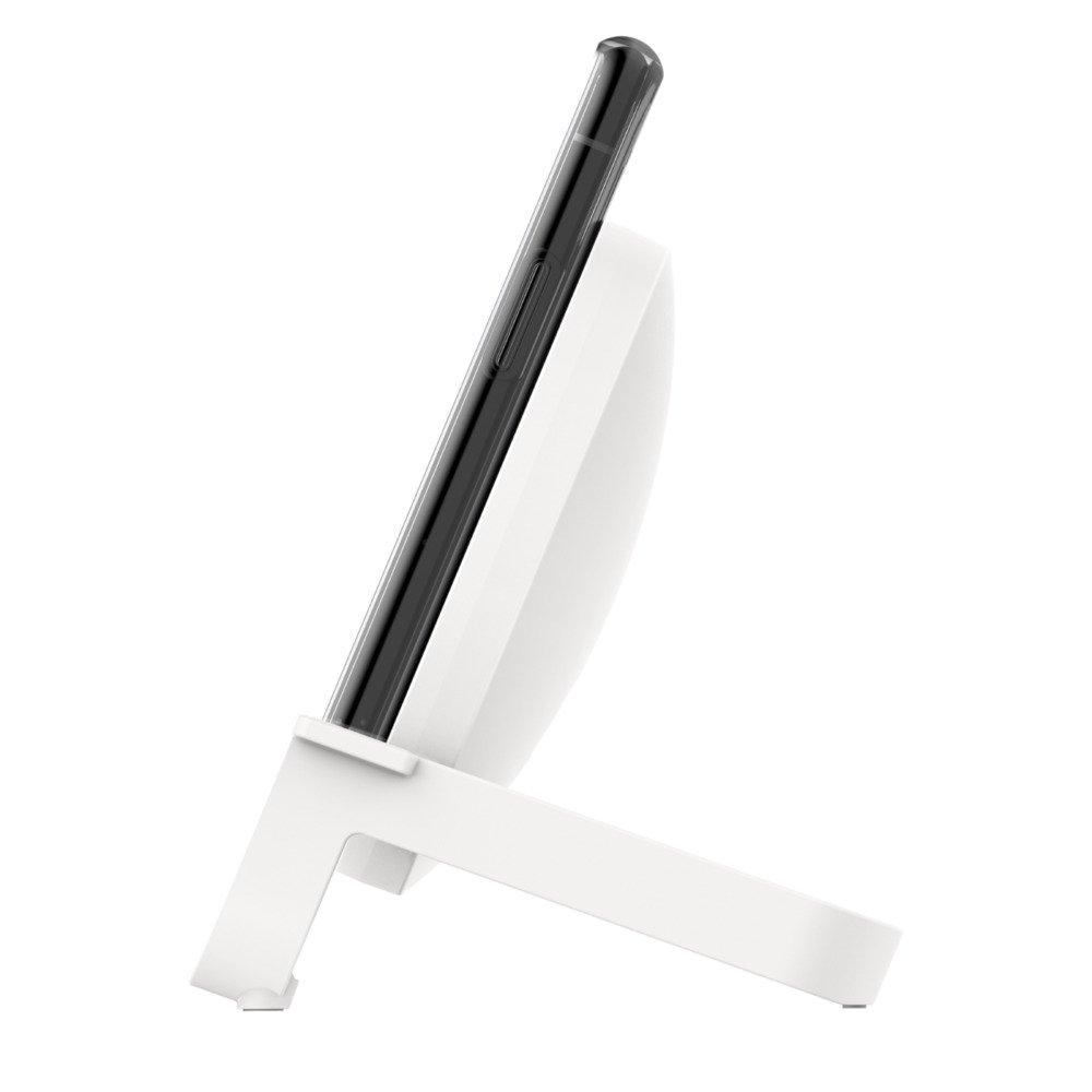 Belkin BOOST CHARGE 10W Fast Wireless Charging Stand + Quick Charge 3.0 wall Charger - White