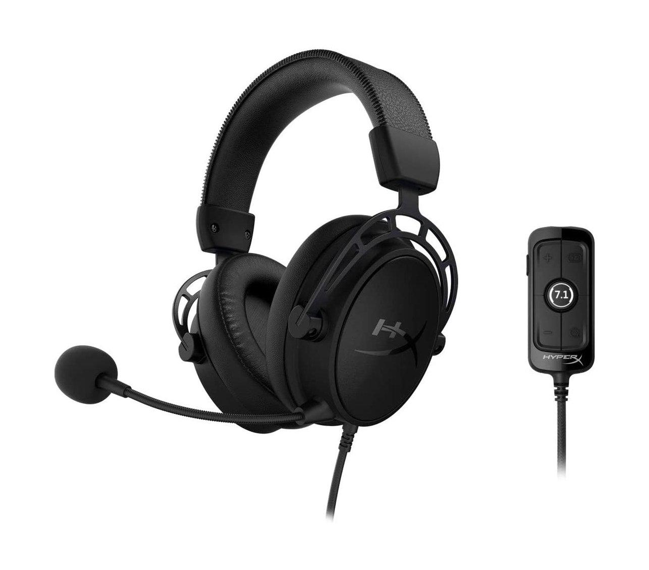 Buy Hyperx cloud alpha s pc gaming headset - black in Saudi Arabia