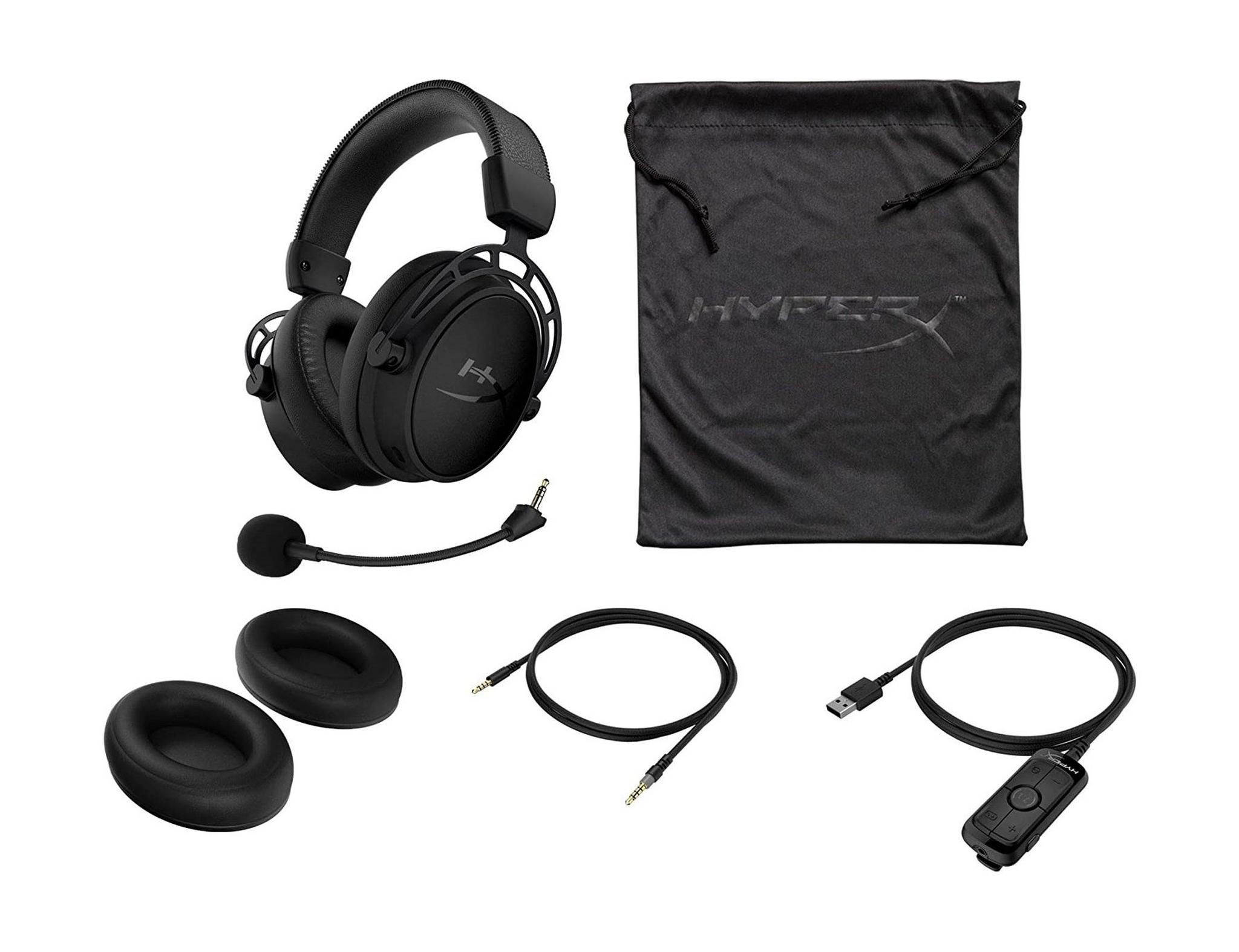 HyperX Cloud Alpha S PC Gaming Headset - Black