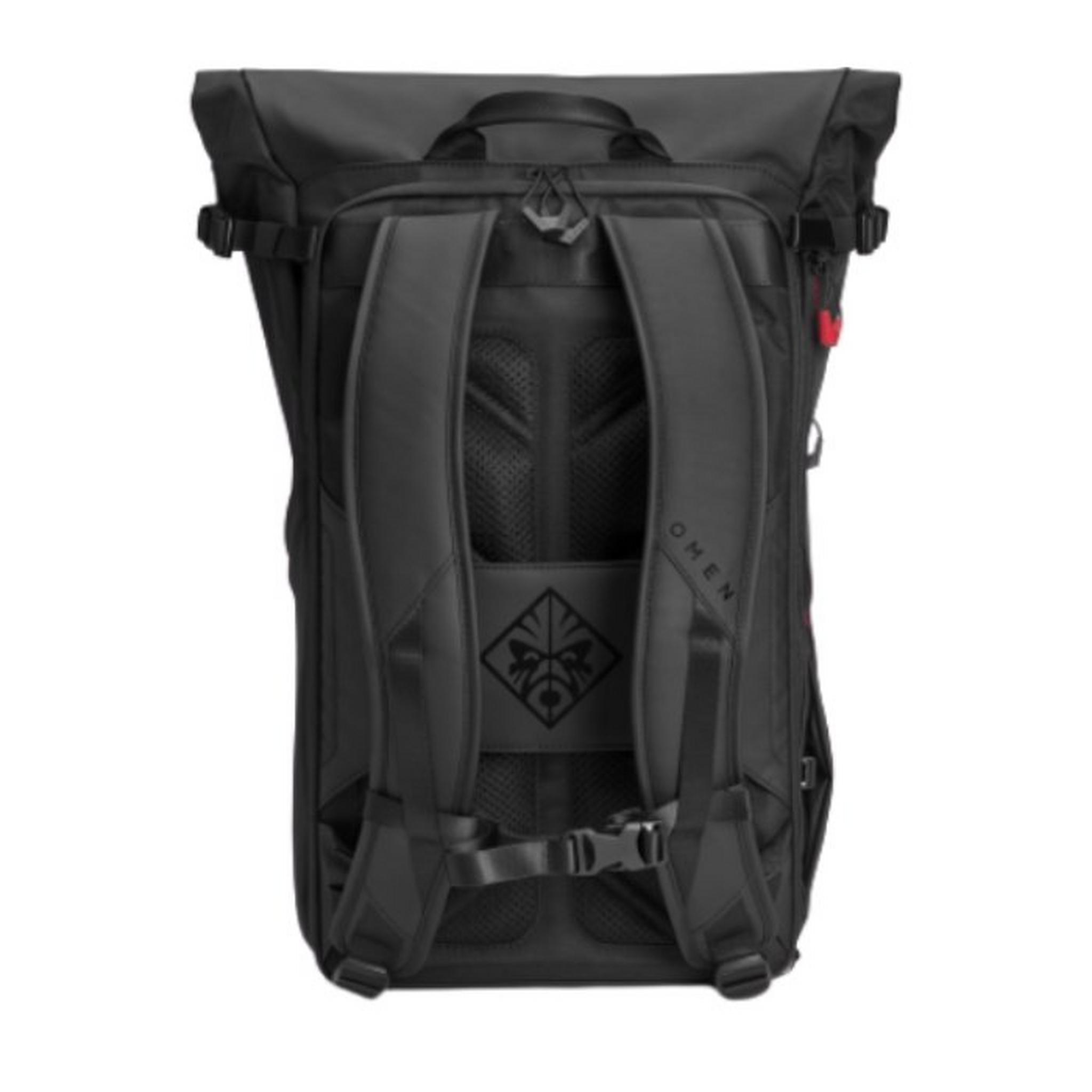 HP Omen Transceptor 15 Rolltop Backpack - Black