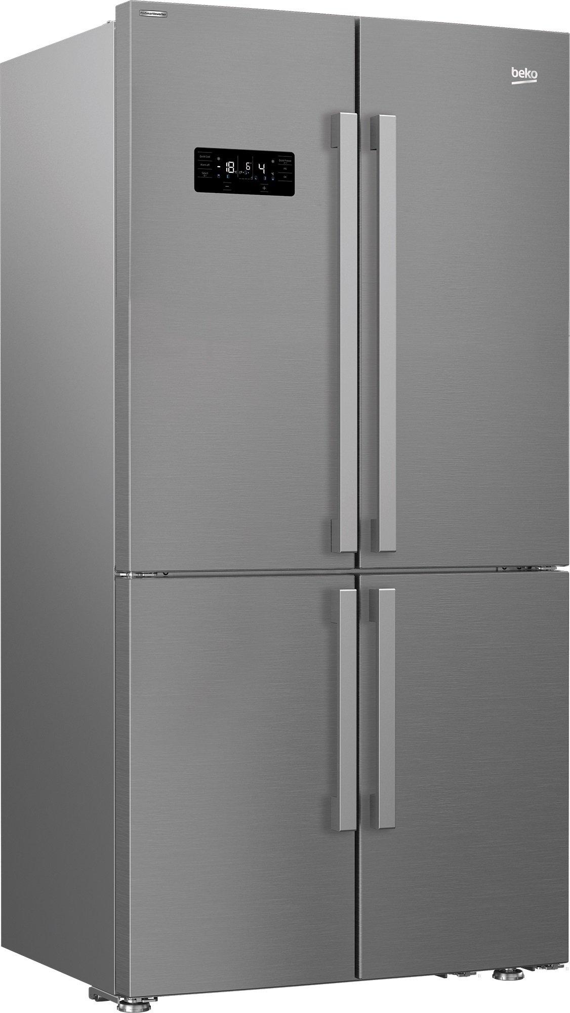 ثلاجة بأربع أبواب حجم 22 قدم من بيكو - تيتانيوم إينوكس (GN1416221ZX)