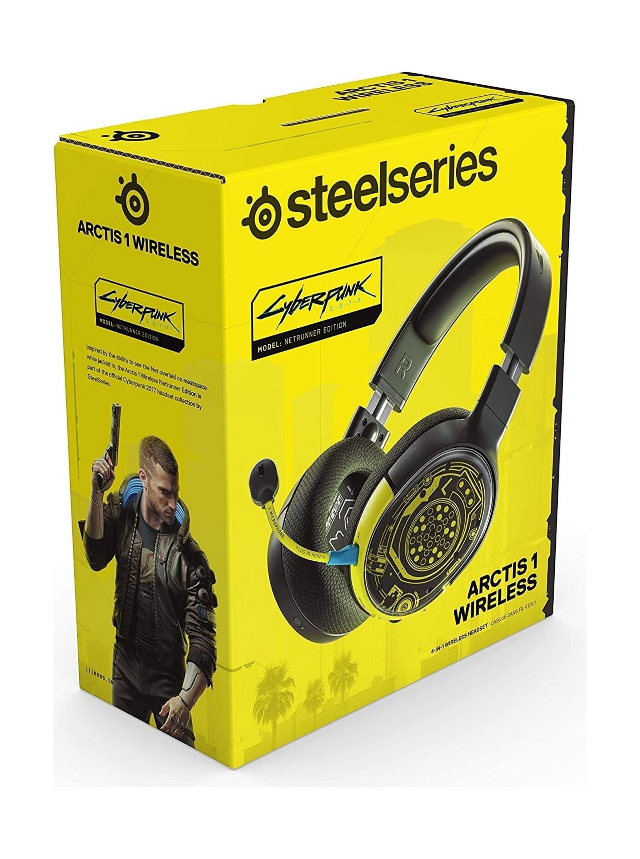 SteelSeries Arctis 1 Wireless Headet - Cyberpunk Limited Edition