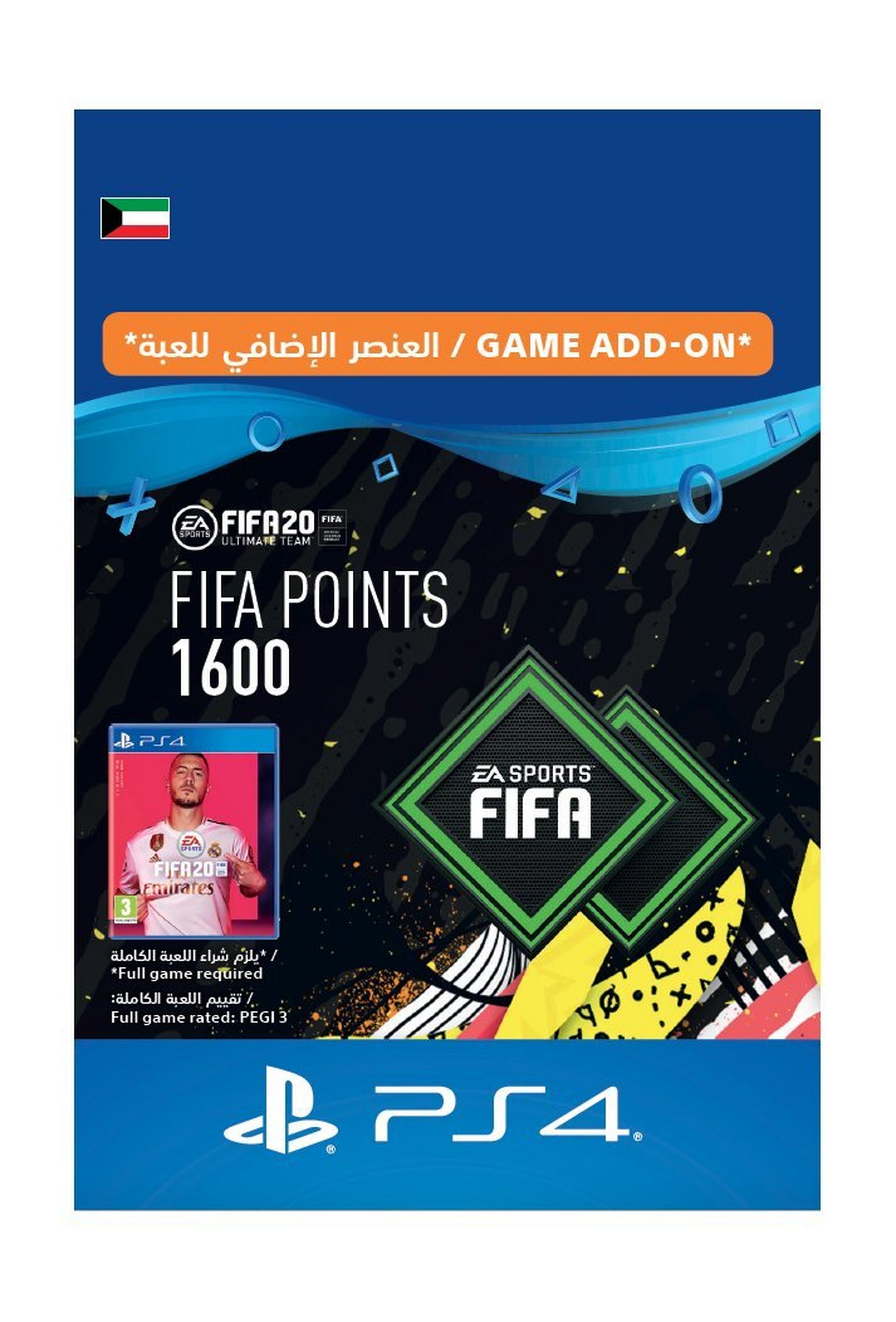 Sony FIFA20 (1600 Points) Pack