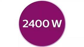 2400 W to heat up quickly