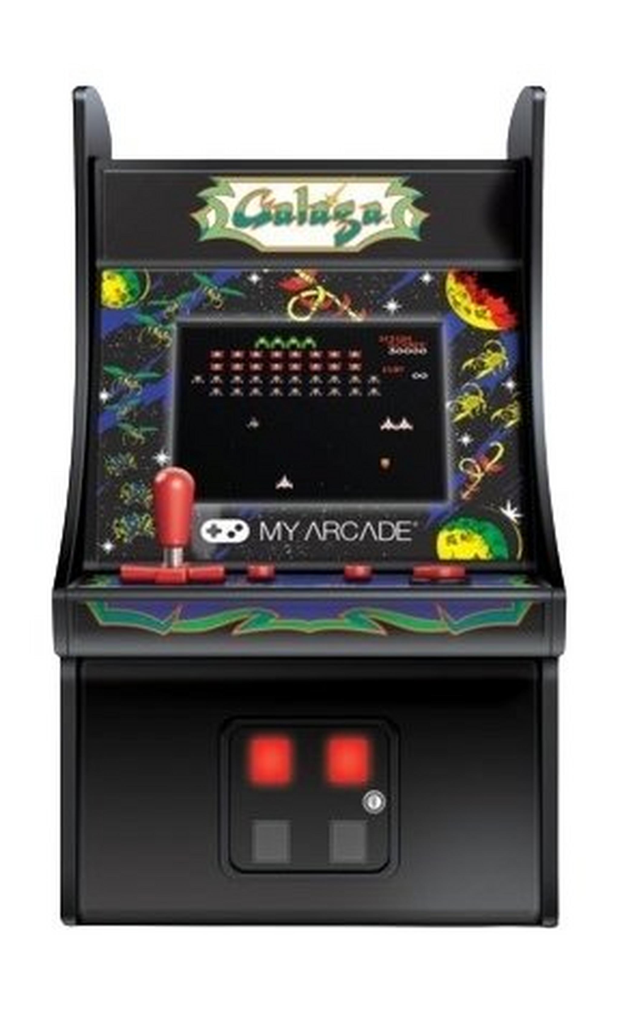 My Arcade 6.75-inch Collectible Retro Galaga Micro Player - Black