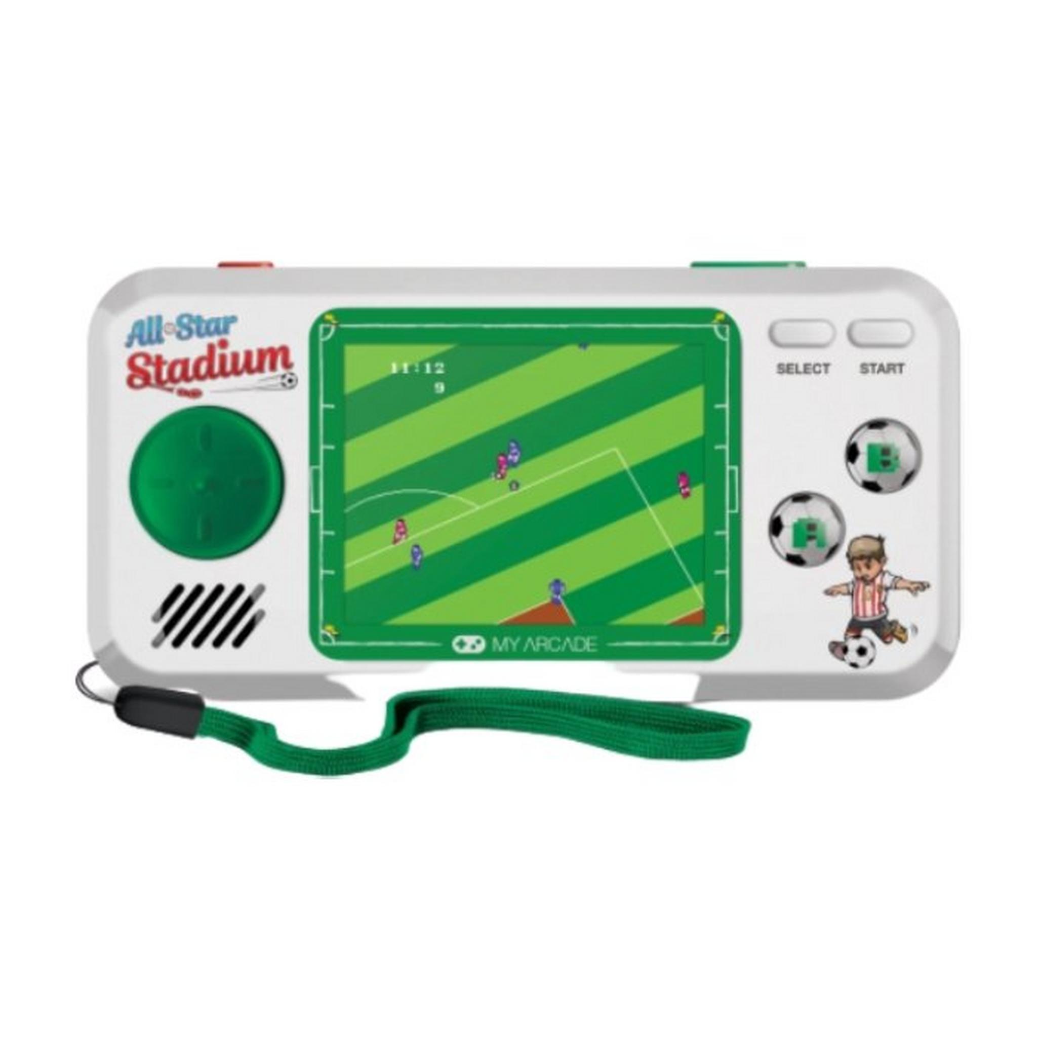 My Arcade All-Star Stadium Pocket Player - White / Green (DGUNL-3275)