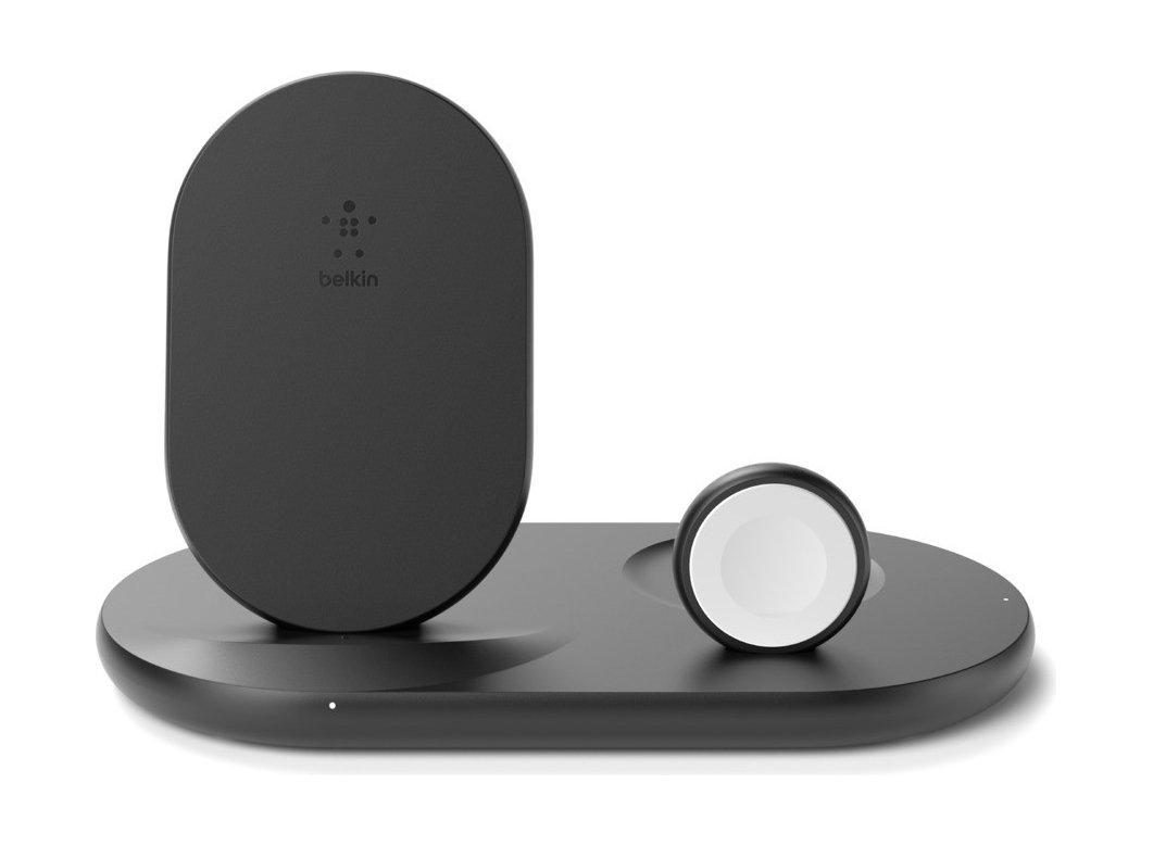 شاحن بوست شارج لاسلكي 3 في 1 لأجهزة أبل من من بيلكين - أسود