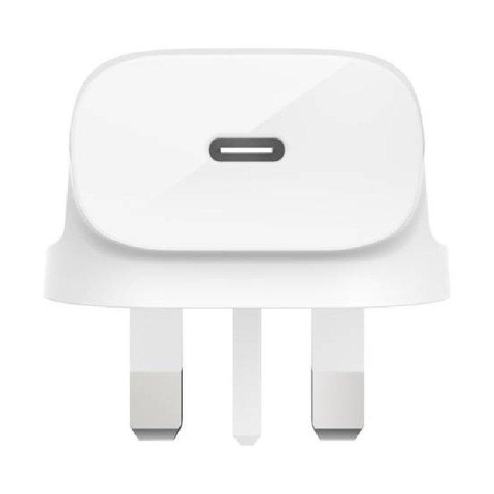 شاحن الحائط USB-C بقوة 30 واط من بلكين (WCH001myWH)