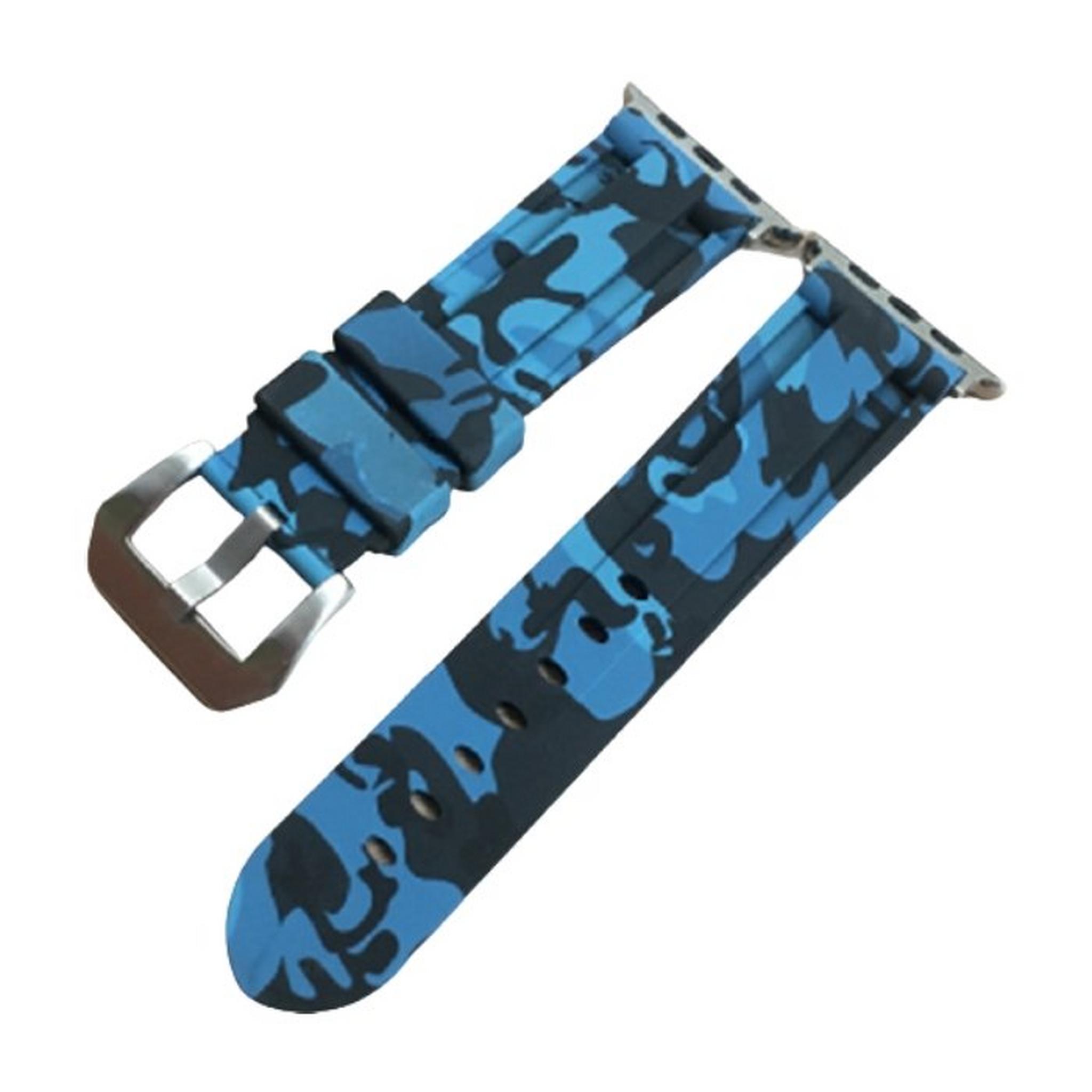 EQ Apple Watch Band Size 42/44MM (Camouflage) - Blue