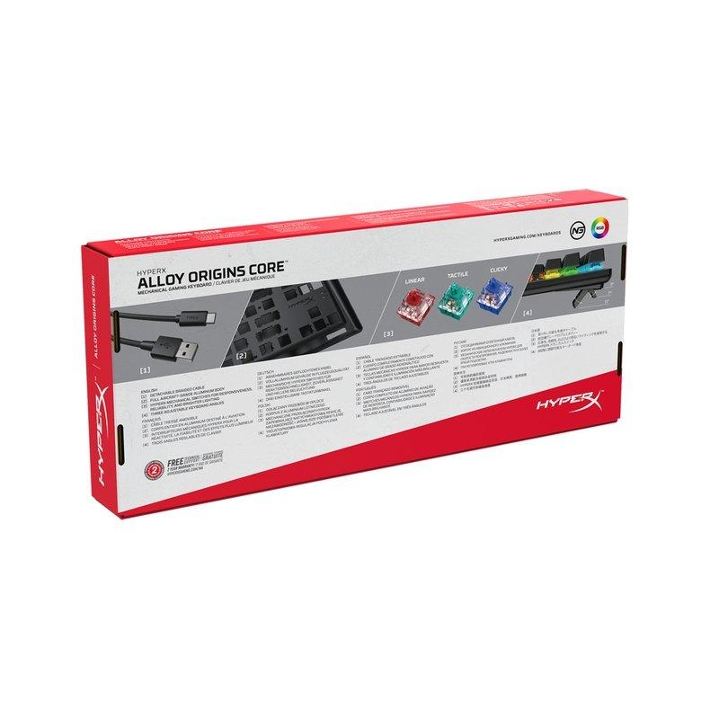 لوحة المفاتيح الألعاب الميكانيكية هايبرإكس أللوي كور تينكيليس أوريجينز (واجهة باللغة العربية) - أحمر