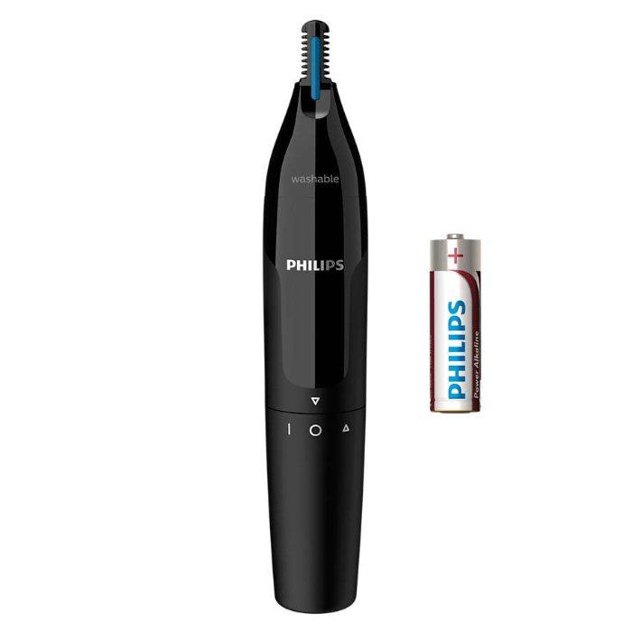 Buy Philips series 1000 nose & ear trimmer nt1650/16 - black in Kuwait