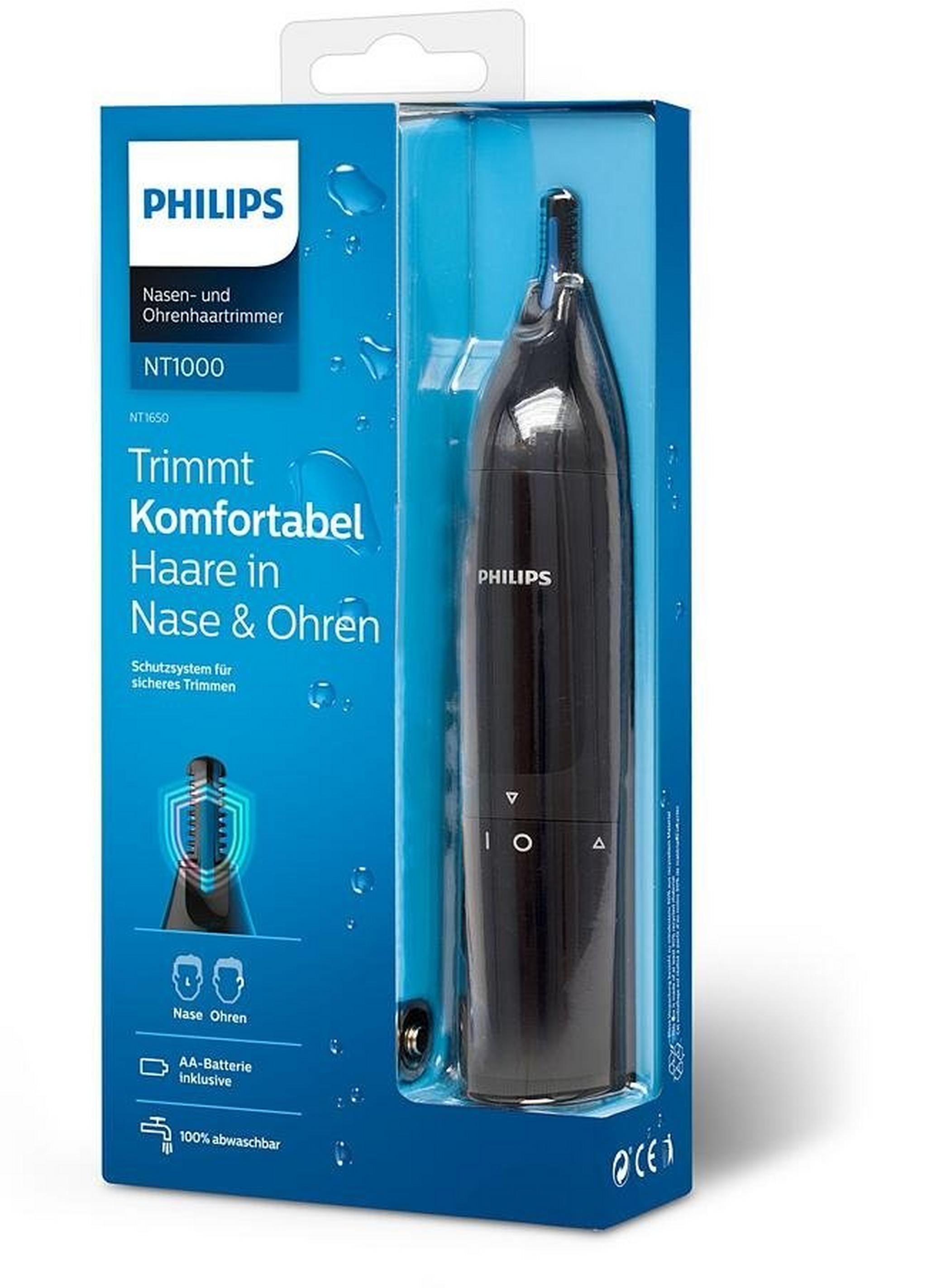 Philips Series 1000 Nose & Ear Trimmer NT1650/16 - Black