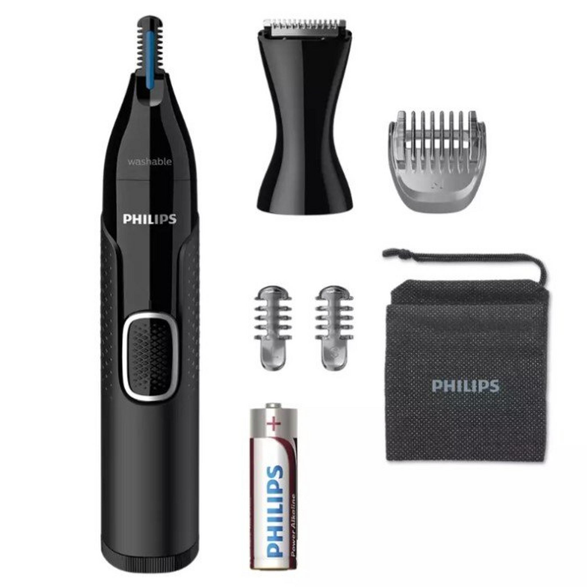Philips Series 5000 Nose, Ear, Eyebrow & Detail Trimmer, NT5650/16 - Black