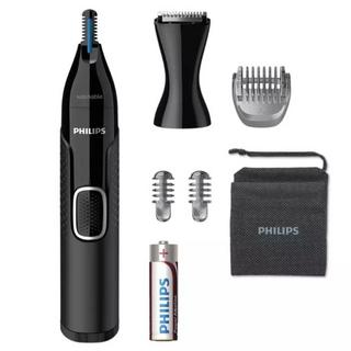 Buy Philips series 5000 nose, ear, eyebrow & detail trimmer, nt5650/16 - black in Kuwait