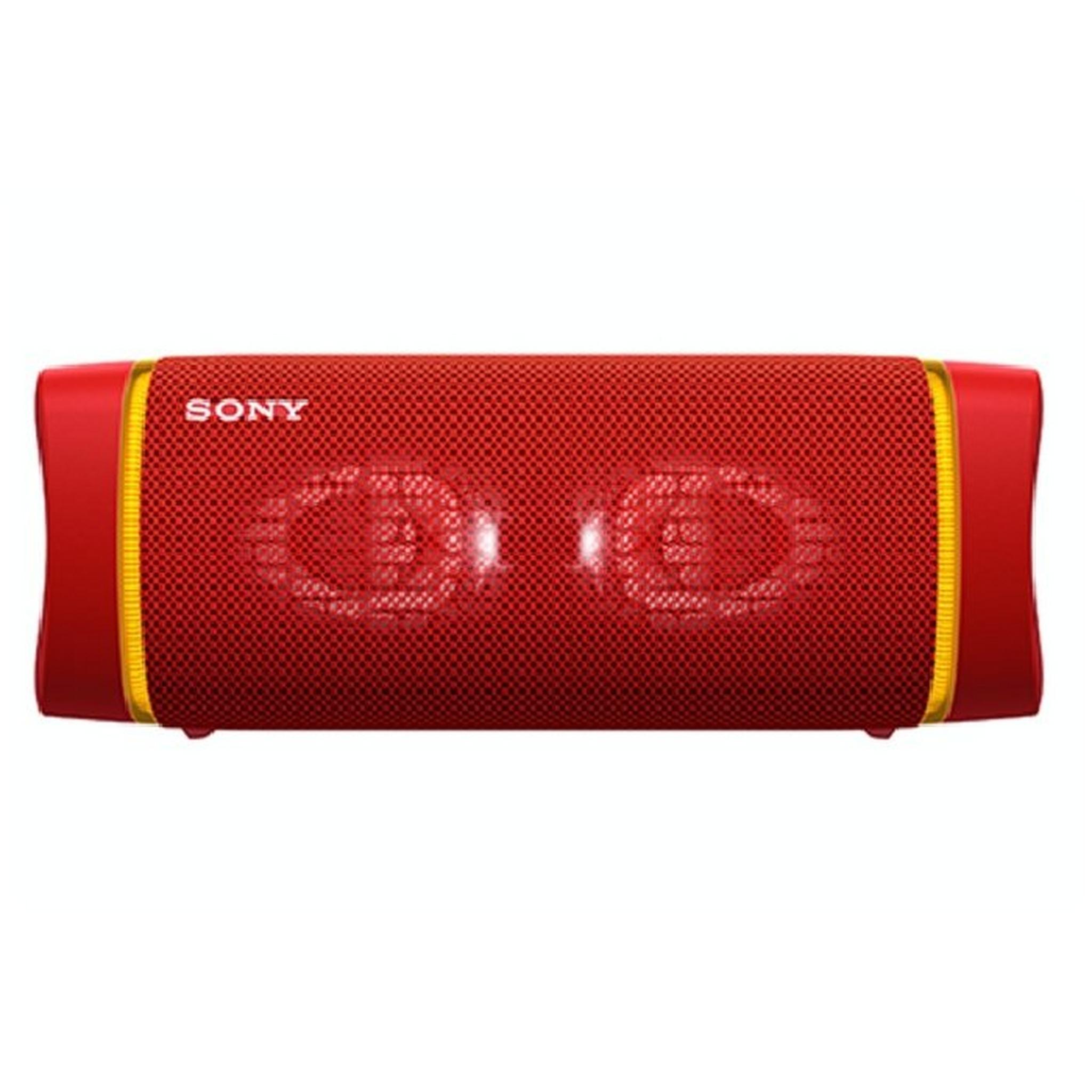 مكبر الصوت اللاسلكي المحمول إكسترا باس من سوني (SRS-XB33 / R) -احمر
