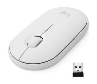 Buy Logitech pebble wireless mouse - white in Saudi Arabia