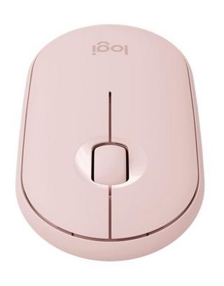 Buy Logitech pebble m350 wireless mouse with bluetooth or usb - rosegold in Saudi Arabia