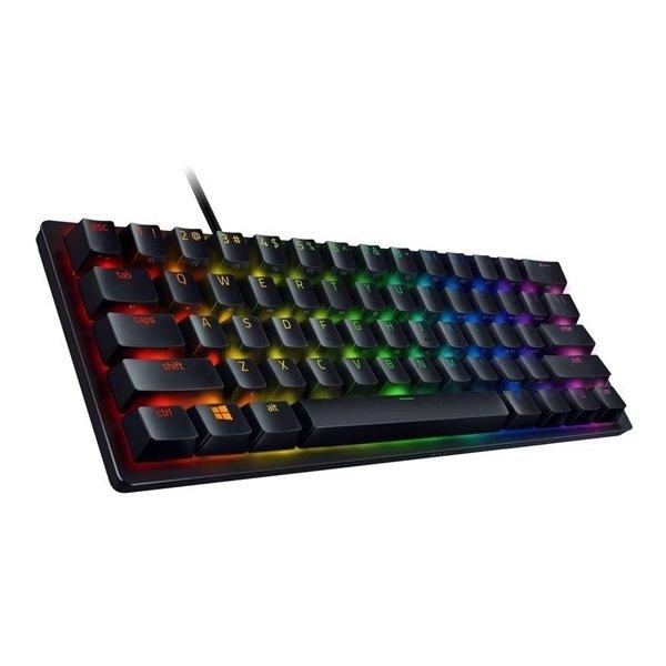 Razer Huntsman Mini 60% Linear Optical Switches Gaming Keyboard: US layout, RZ03-03393200-R3U1 - Black