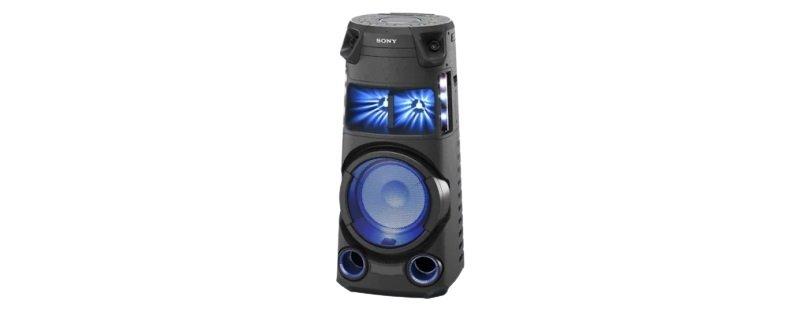 مكبر صوت المتنقل من سوني للحفلات دي في دي,  بلوتوث و يو إس بي مع أضواء - (MHC-V43D)