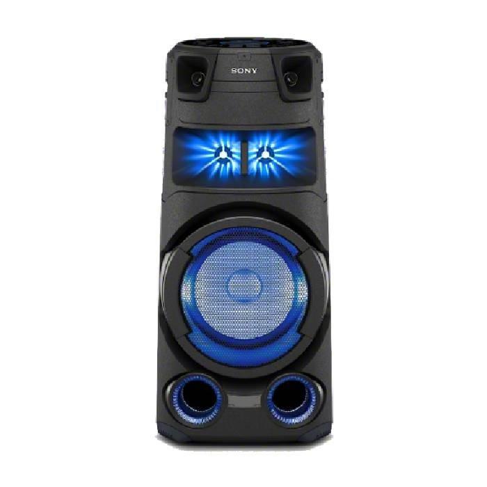 Buy Sony bluetooth & usb portable party speaker with 360 lights  – (mhc-v73d) in Saudi Arabia