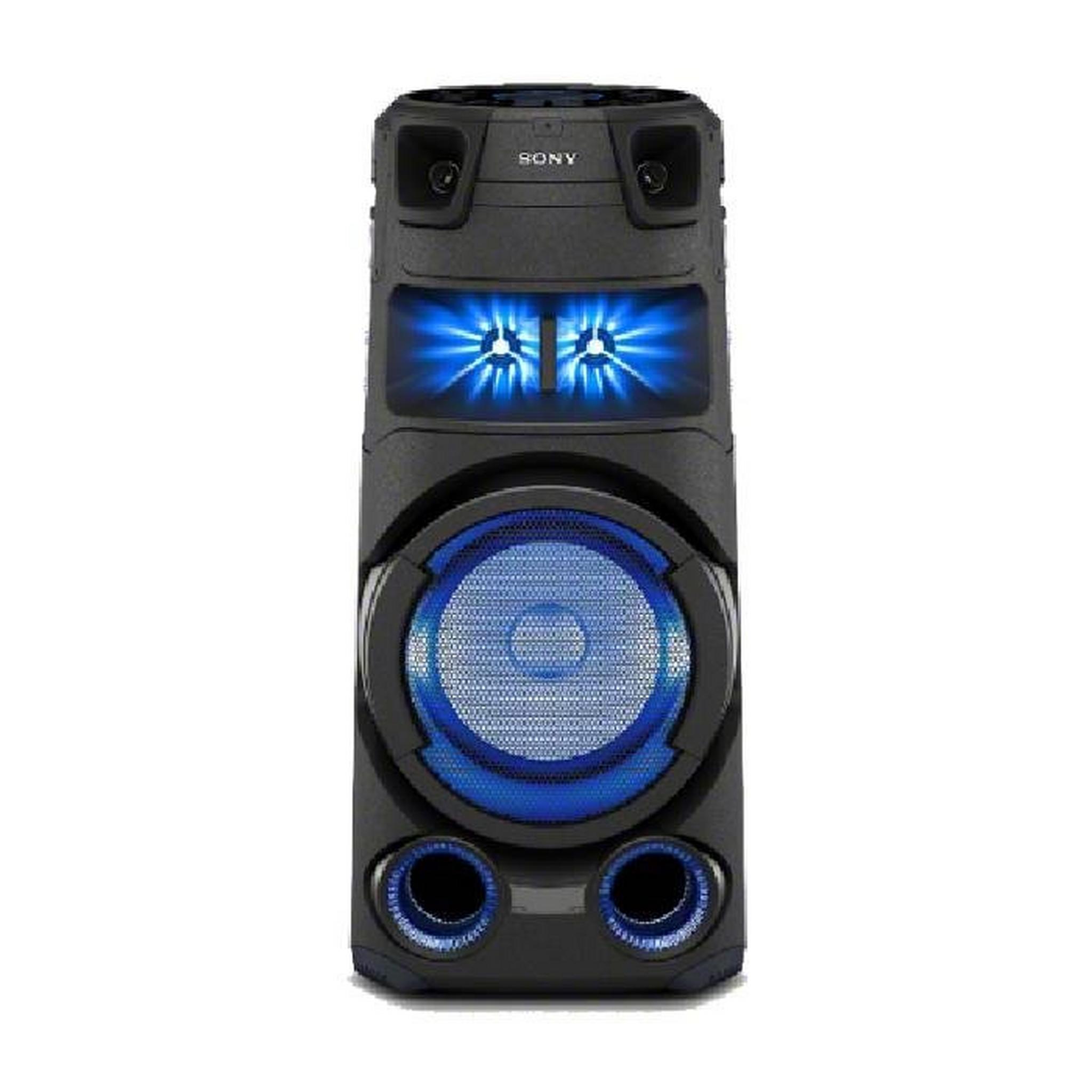 Sony Bluetooth & USB Portable Party Speaker With 360 Lights  – (MHC-V73D)