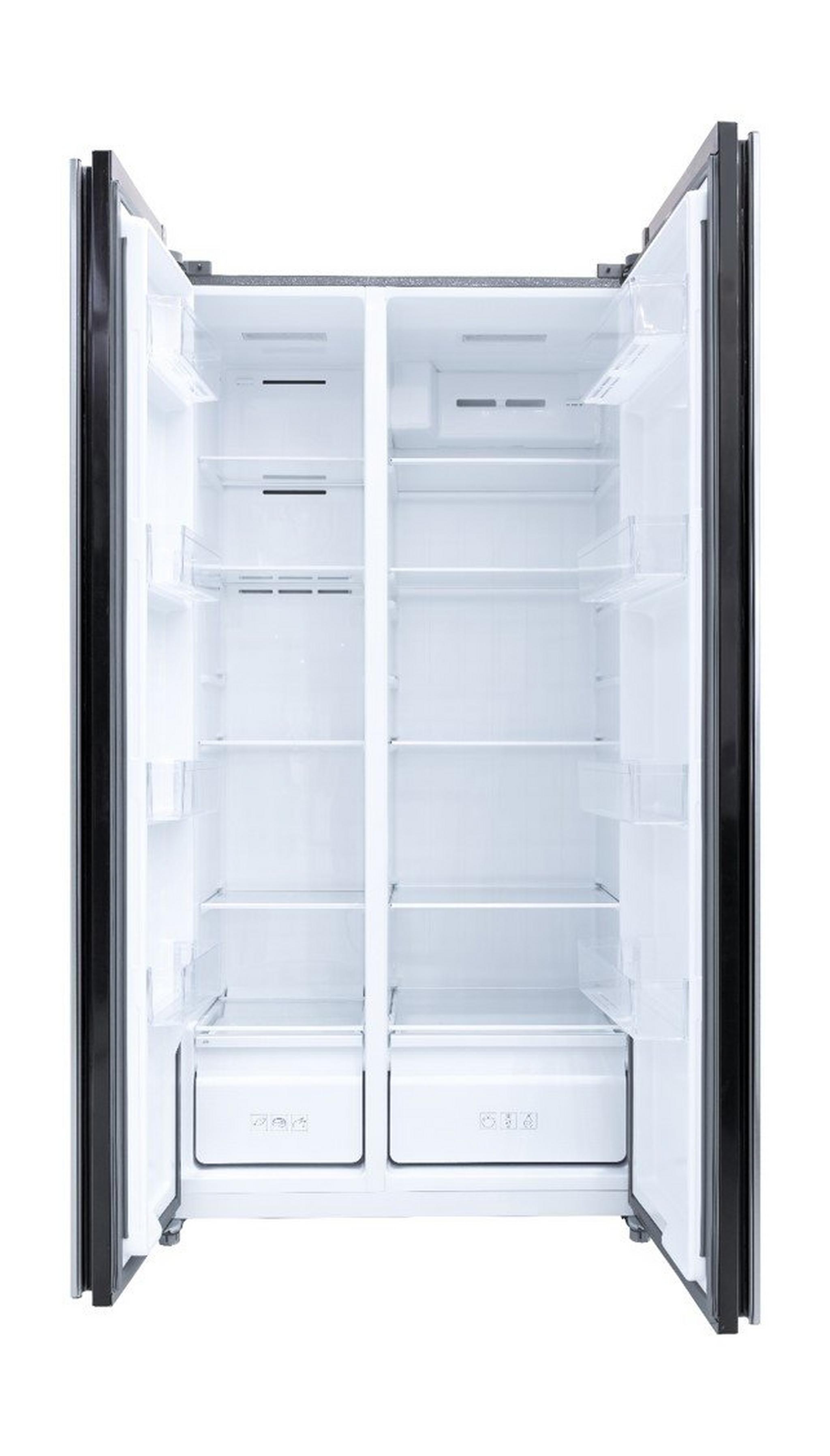 TCL Side By Side Refrigerator and Freezer 17 CFT (TRF-520WEX) - Stainless Steel
