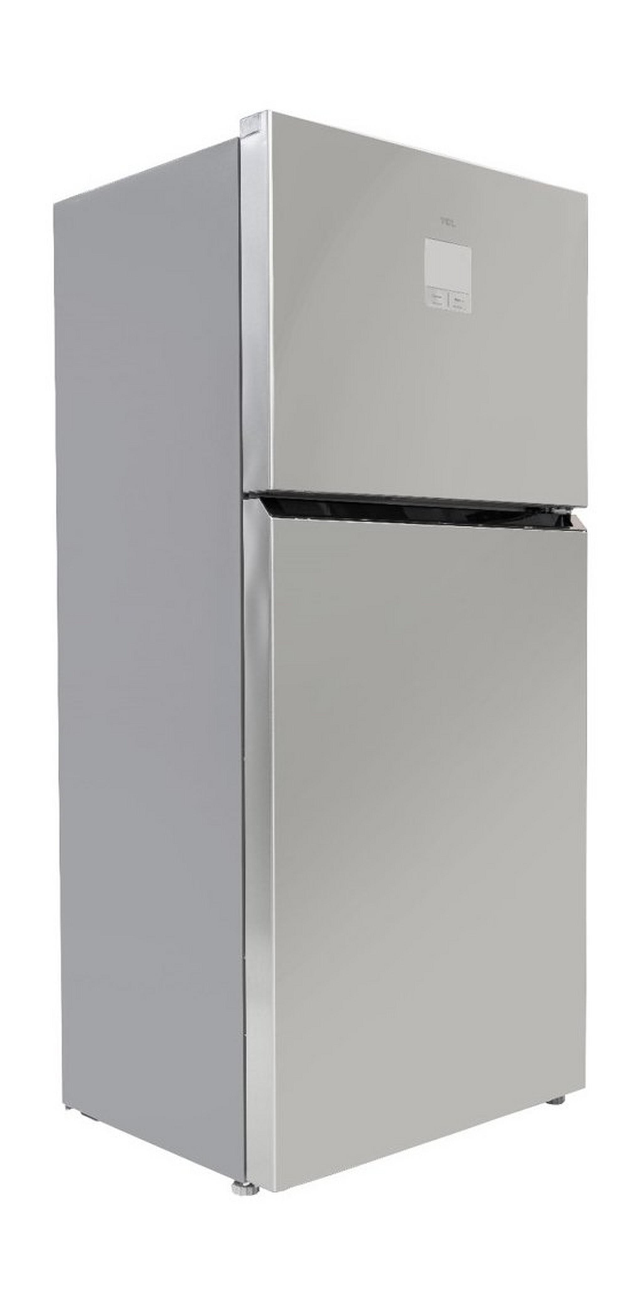 TCL 19 CFT Top Mount Refrigerator (TRF-545WEX) - Stainless Steel