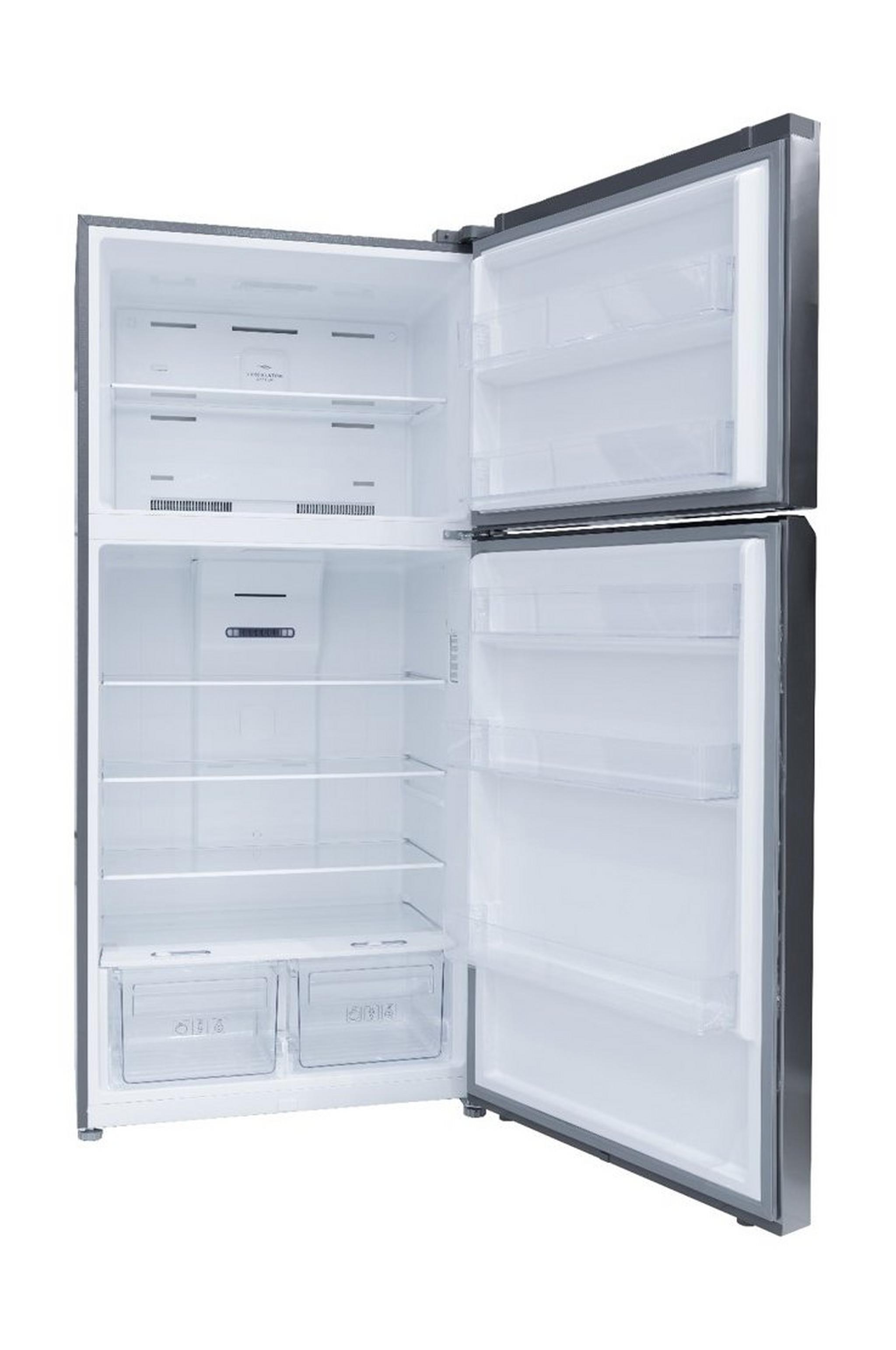 TCL Top Mount Refrigerator, 19CFT, 538-Liters, TRF-545WEX - Stainless Steel