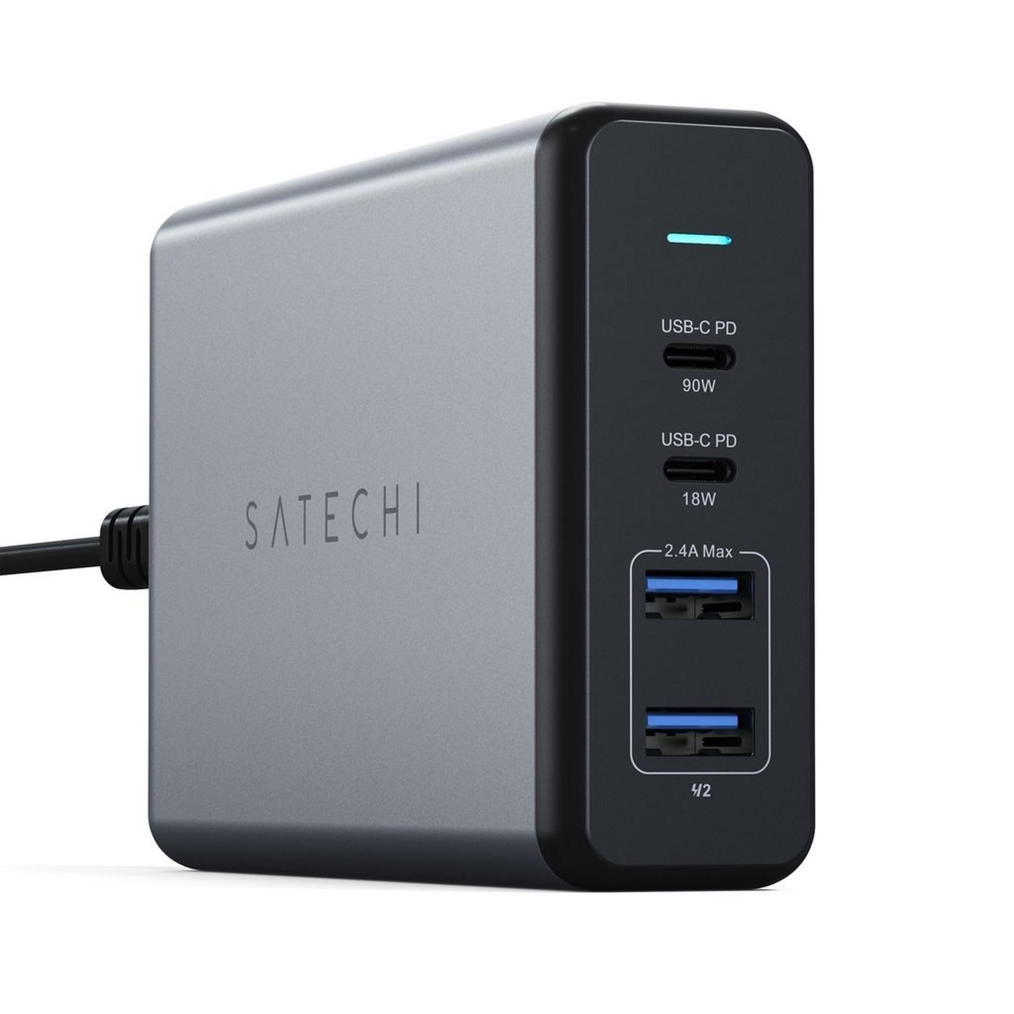 Satechi 108W Pro USB-C PD Desktop Charger – Grey (ST-TC108WM-UK)