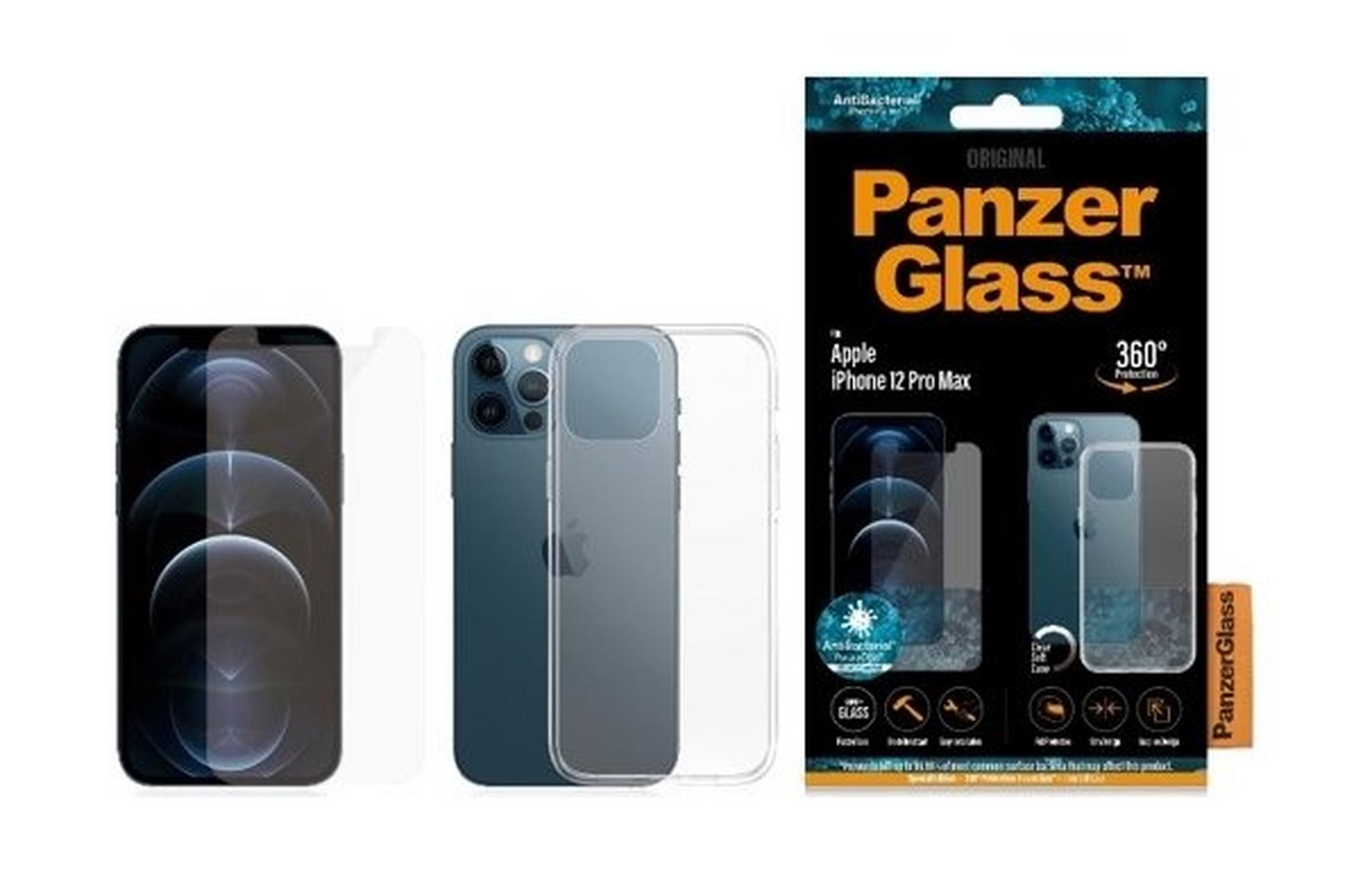 PanzerGlass iPhone 12 Pro Max Exclusive Bundle Standard Glass with Case - Clear