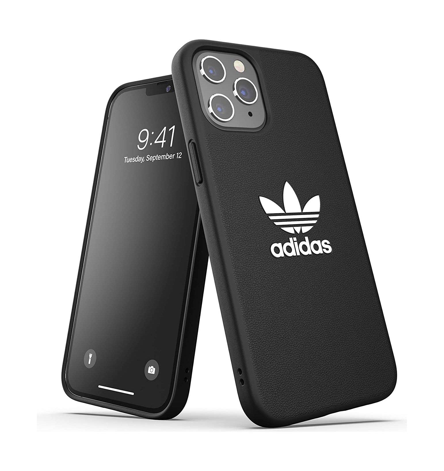 Adidas Originals iPhone 12 Pro Max Shockproof Protective Back Case - Black White
