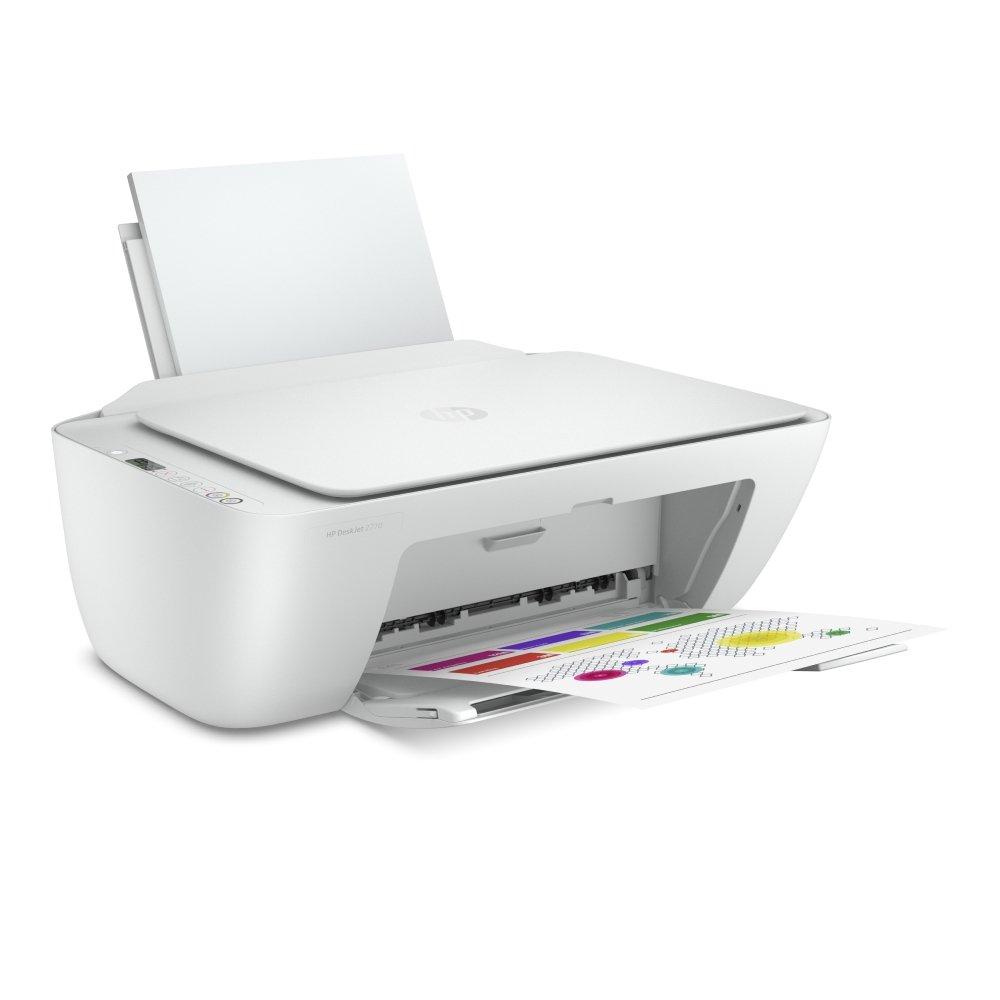 Buy Hp deskjet 2710 all-in-one printer, 5ar83b - white in Saudi Arabia